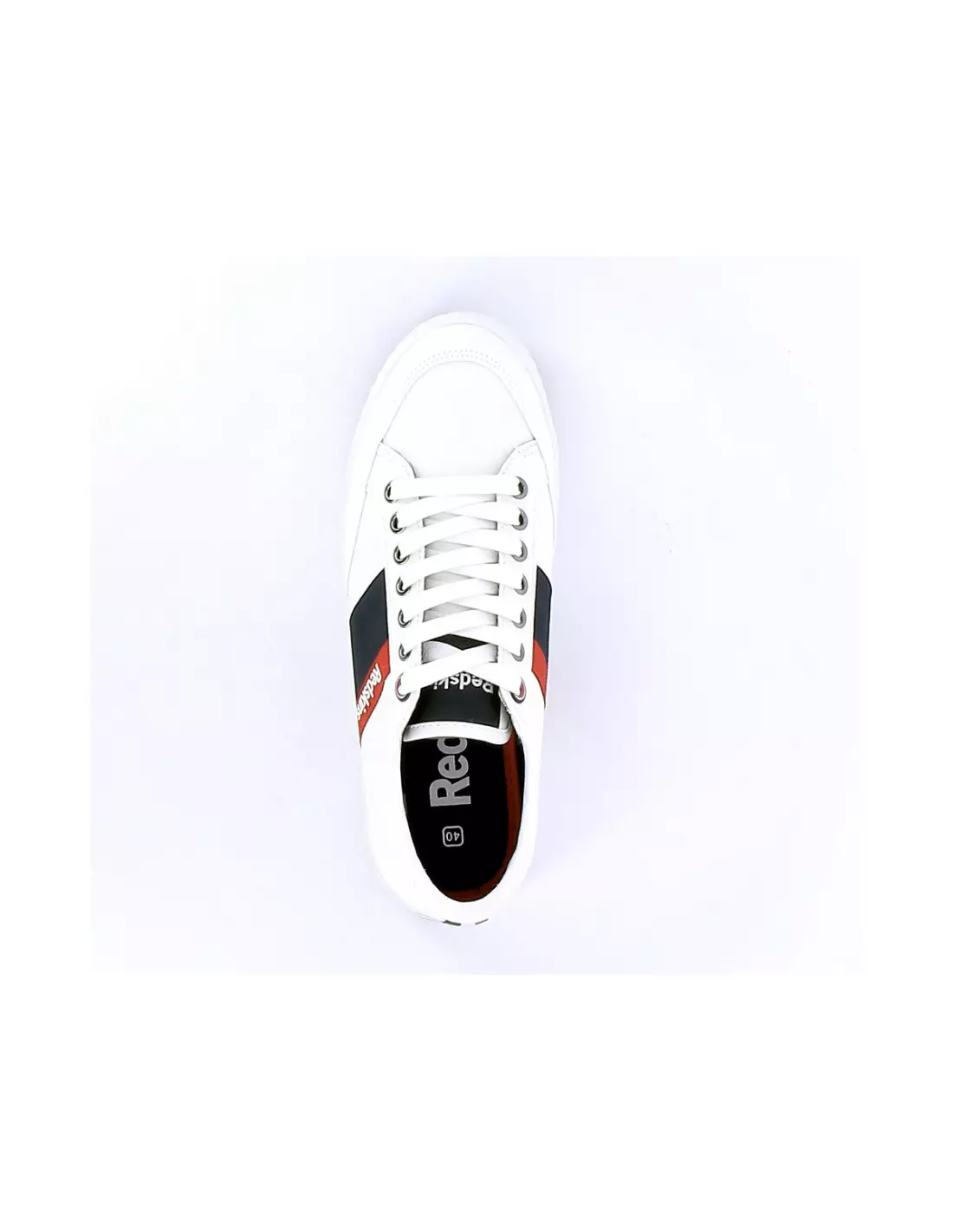 REDSKINS ROCHER - Sneakers Blancmarinerouge