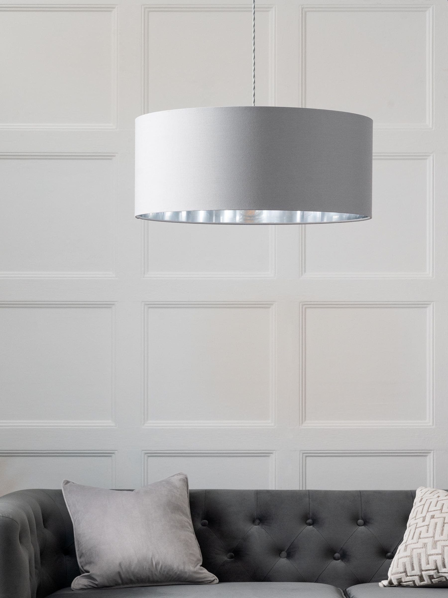 Rico plafondlamp met gemakkelijk te monteren kap