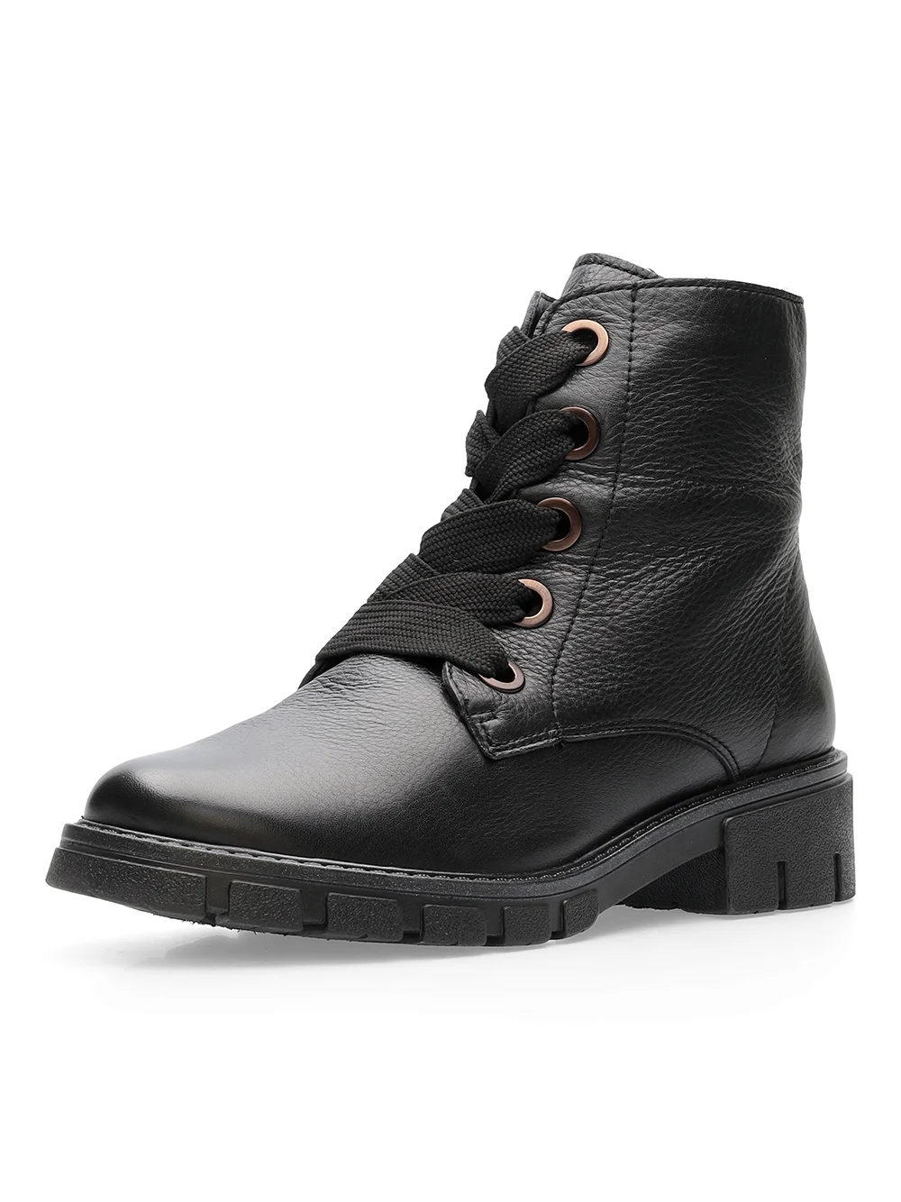 Schnürstiefelette Dover schwarz