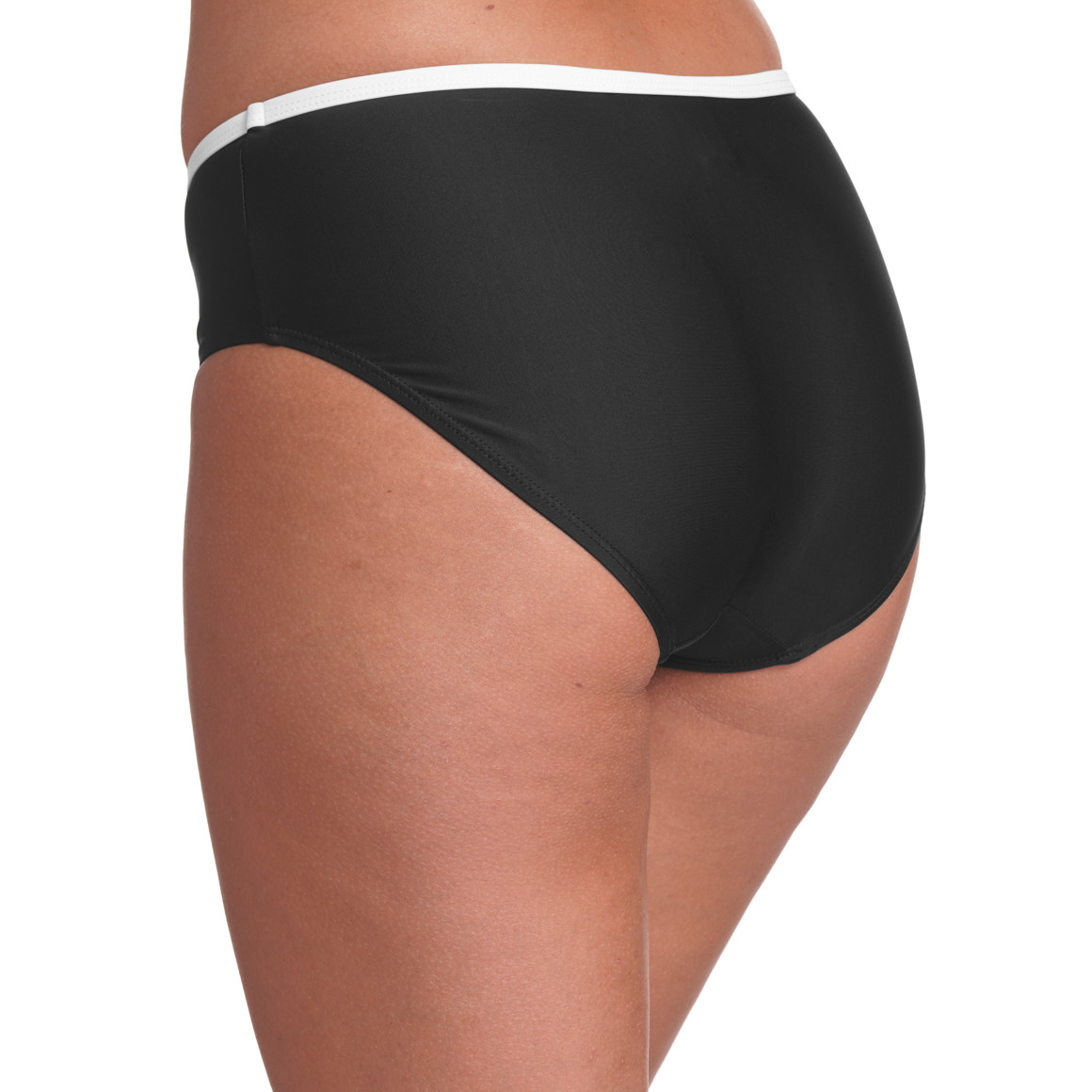 Gina Benotti Damen Bikinipanty mit Kontrastpaspel schwarz