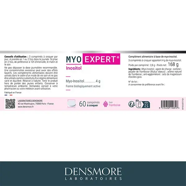 Densmore Myo Expert 60 comprimés