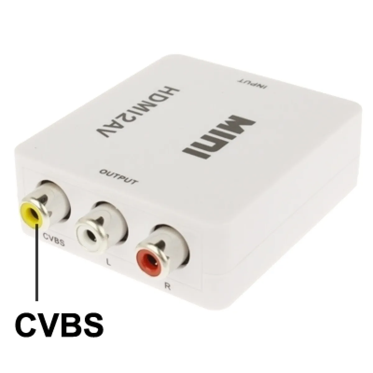 Wewoo Mini HDMI à CVBS