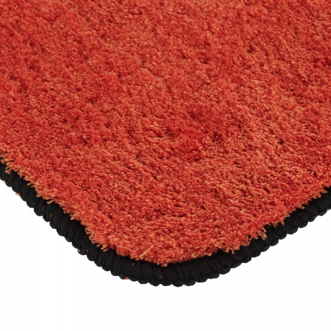 Tapis de bain antidérapant (75 x 45 cm) Black Line Terracotta / noir