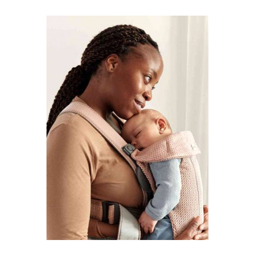 Porte-bébé Mini Mesh 3D - Rose Poudré