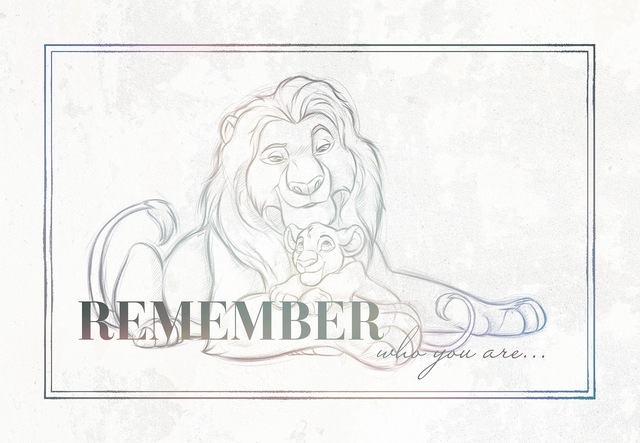 Komar Leinwandbild »Lion King Be Yourself - Grösse 40 x 60 cm« Disney 40 x 60 cm (Breite x Höhe), 1 Stk. tlg. Keilrahmenbild mit Echtholzrahmen, Kinderzimmer