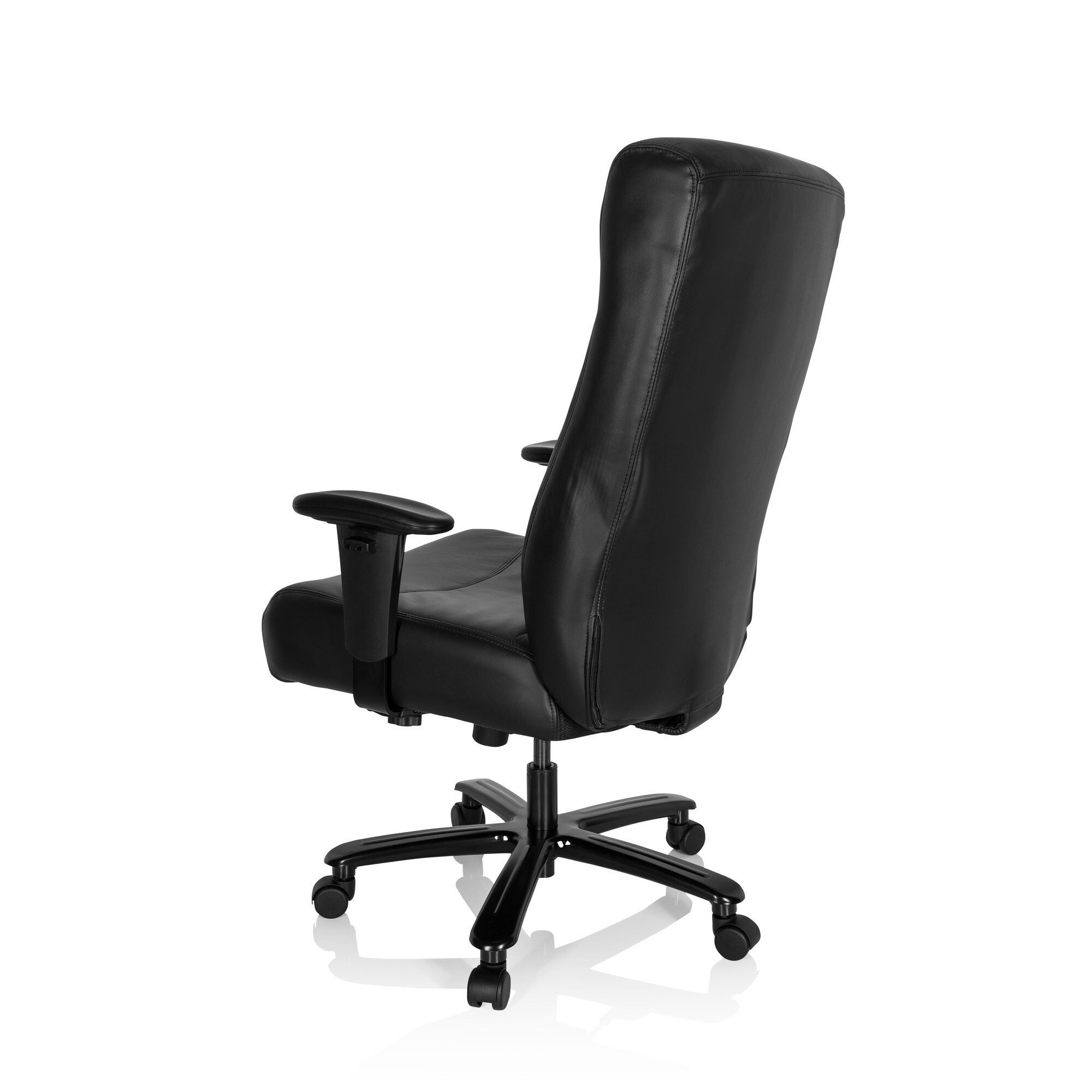 XXL Drehstuhl XXL EVEREST II Leder mit Armlehnen (höhenverstellbar) hjh OFFICE