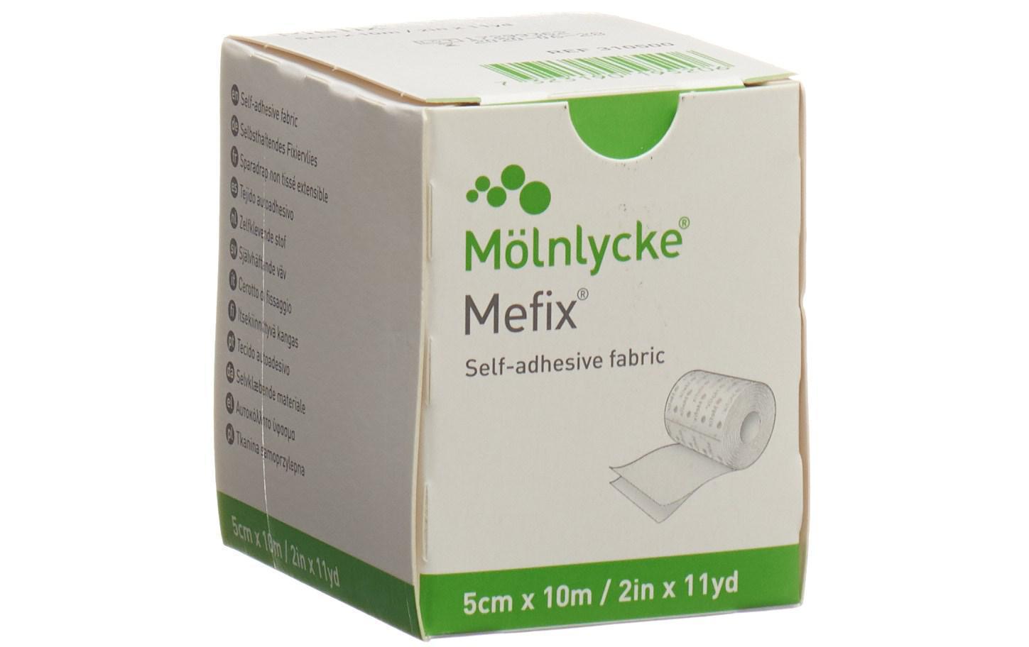 Fixationsvlies Mefix 5 cm x 10 m 1 StückVlies zur Fixierung von Verbänden und Kompressen
