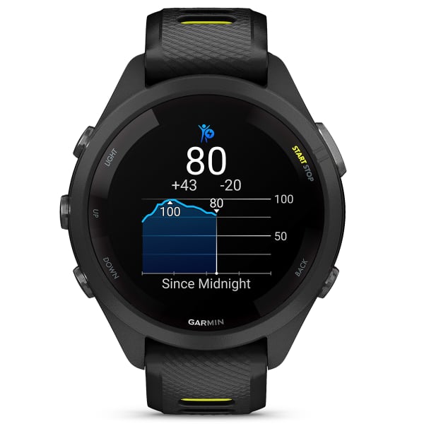 Montre cardio GPS GARMIN FORERUNNER 265S BLACK