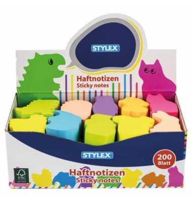 Haftnotizen mini Tiere 10-fach