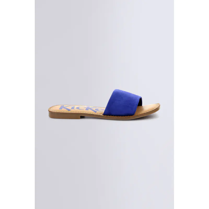 KICK GIPSI BLEU MULES Cuir Femme