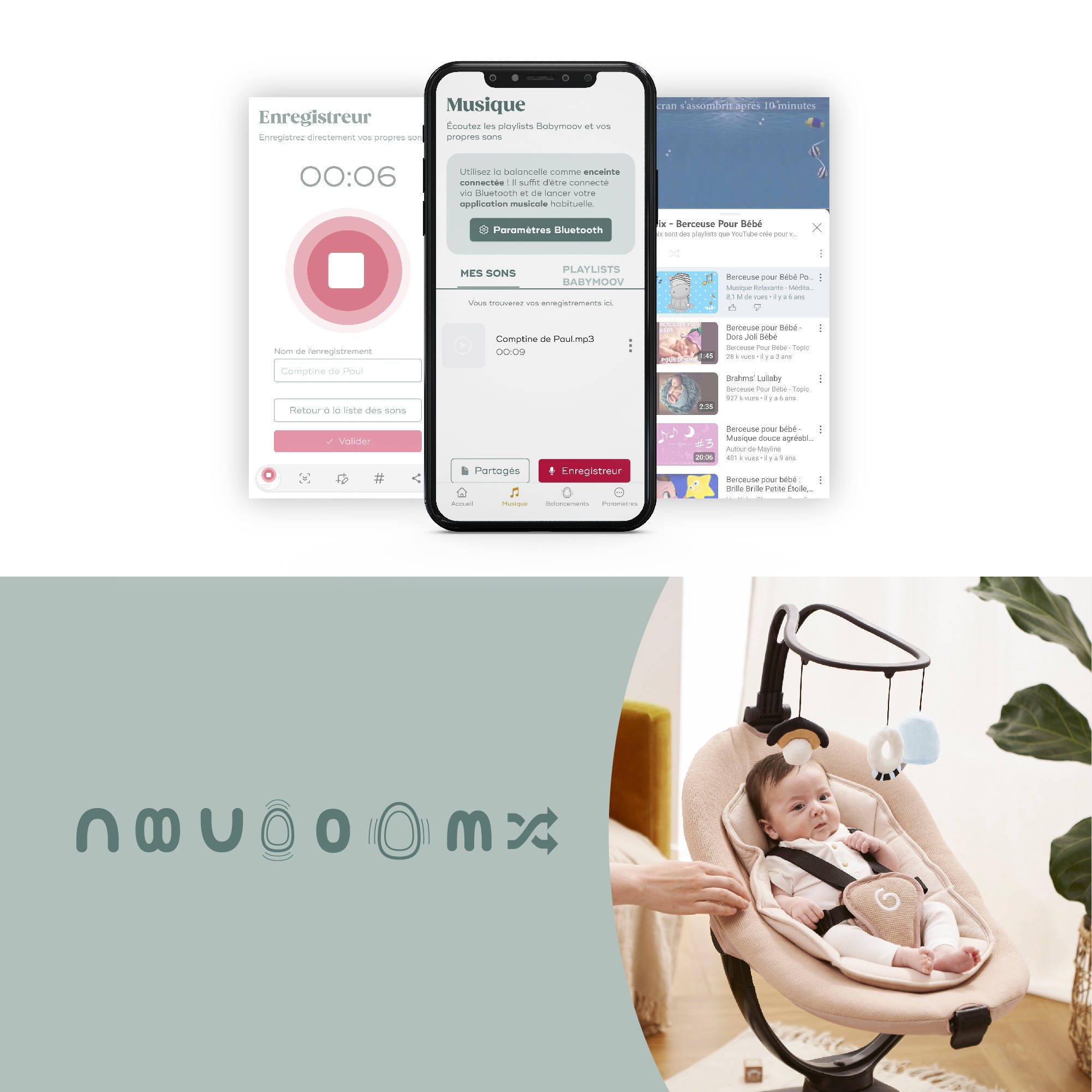Babymoov Schommel Swoon Evolution ConnectMocca