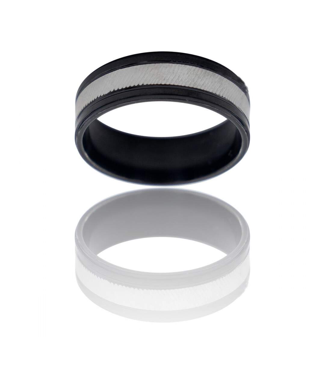 Bague Anneau Fashion Homme Acier