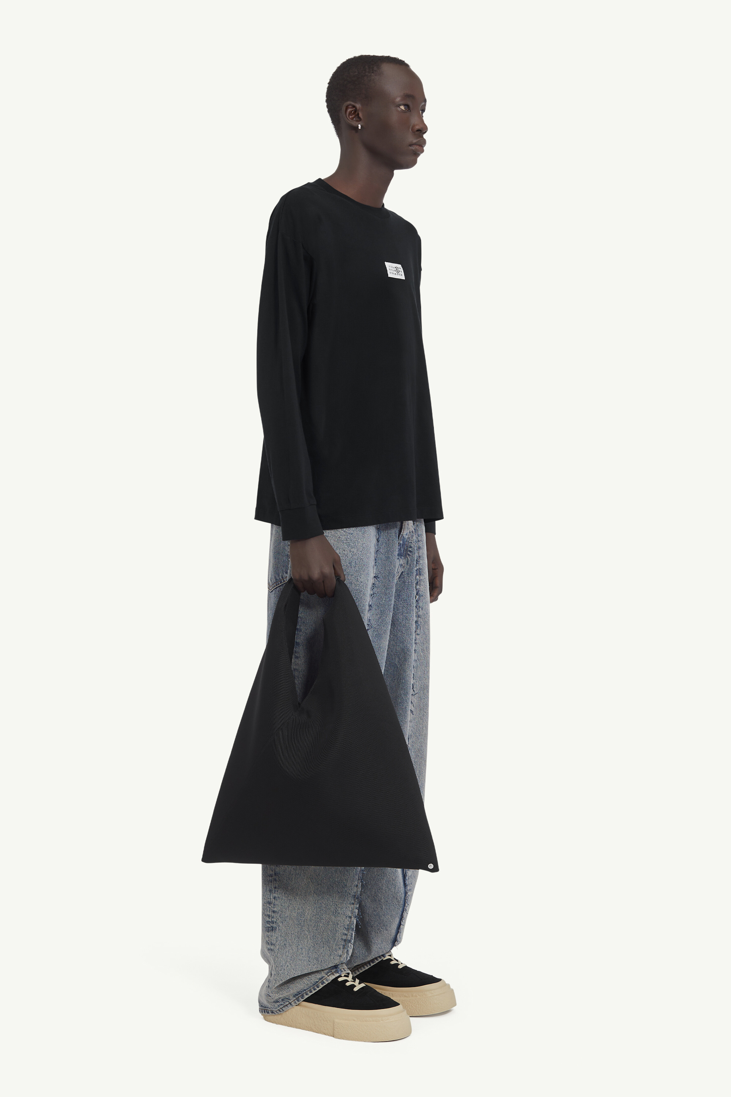 T-shirt en coton pour homme | MM6 Noir