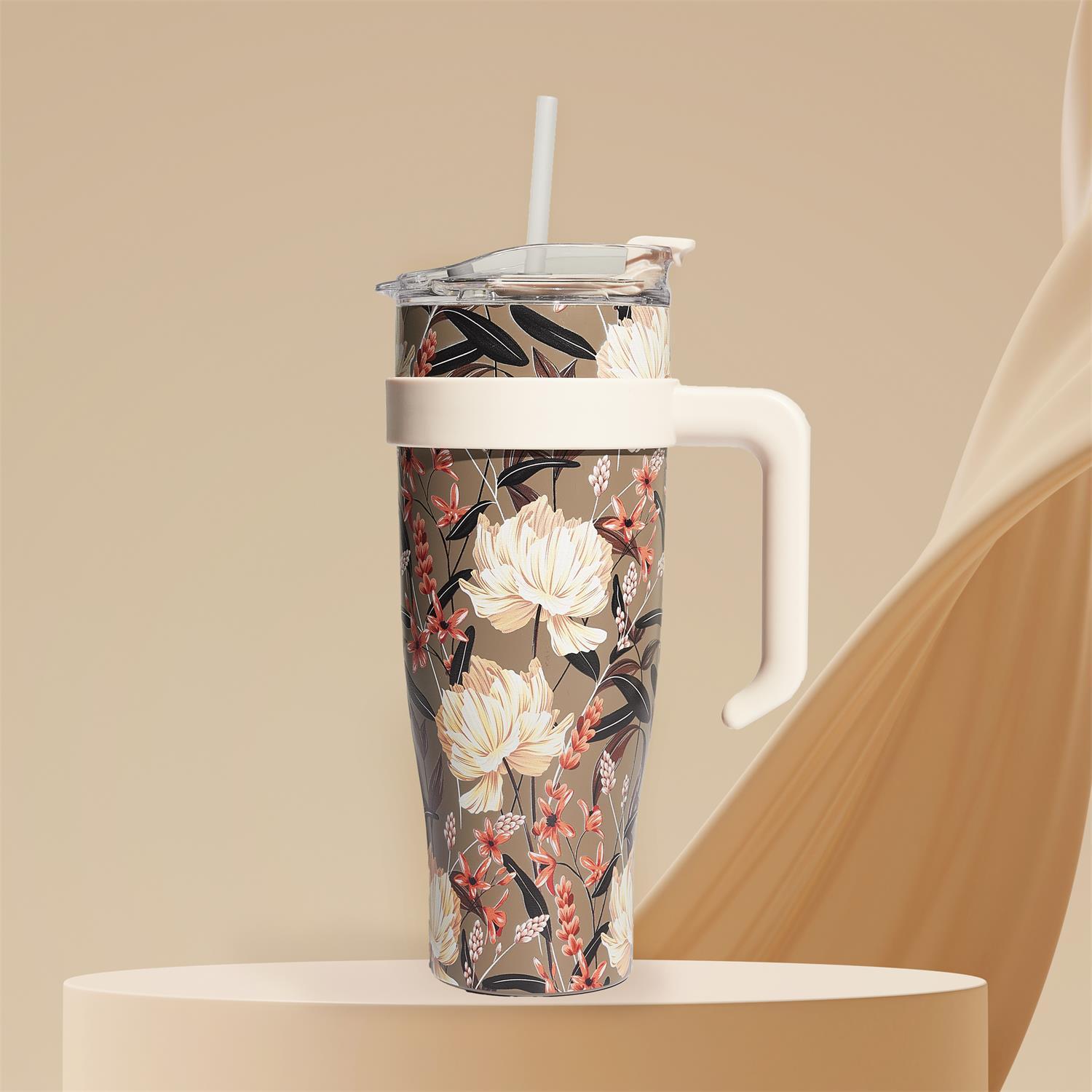 MUG TRANSPORT MIAMI WINTER FLOWER 1.2L