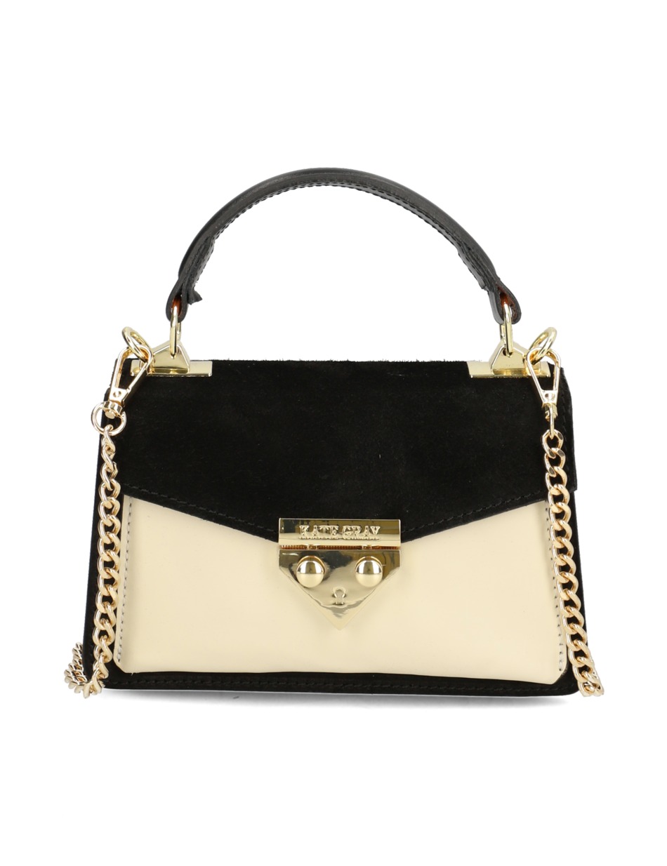 Lederkombination Mini Bag