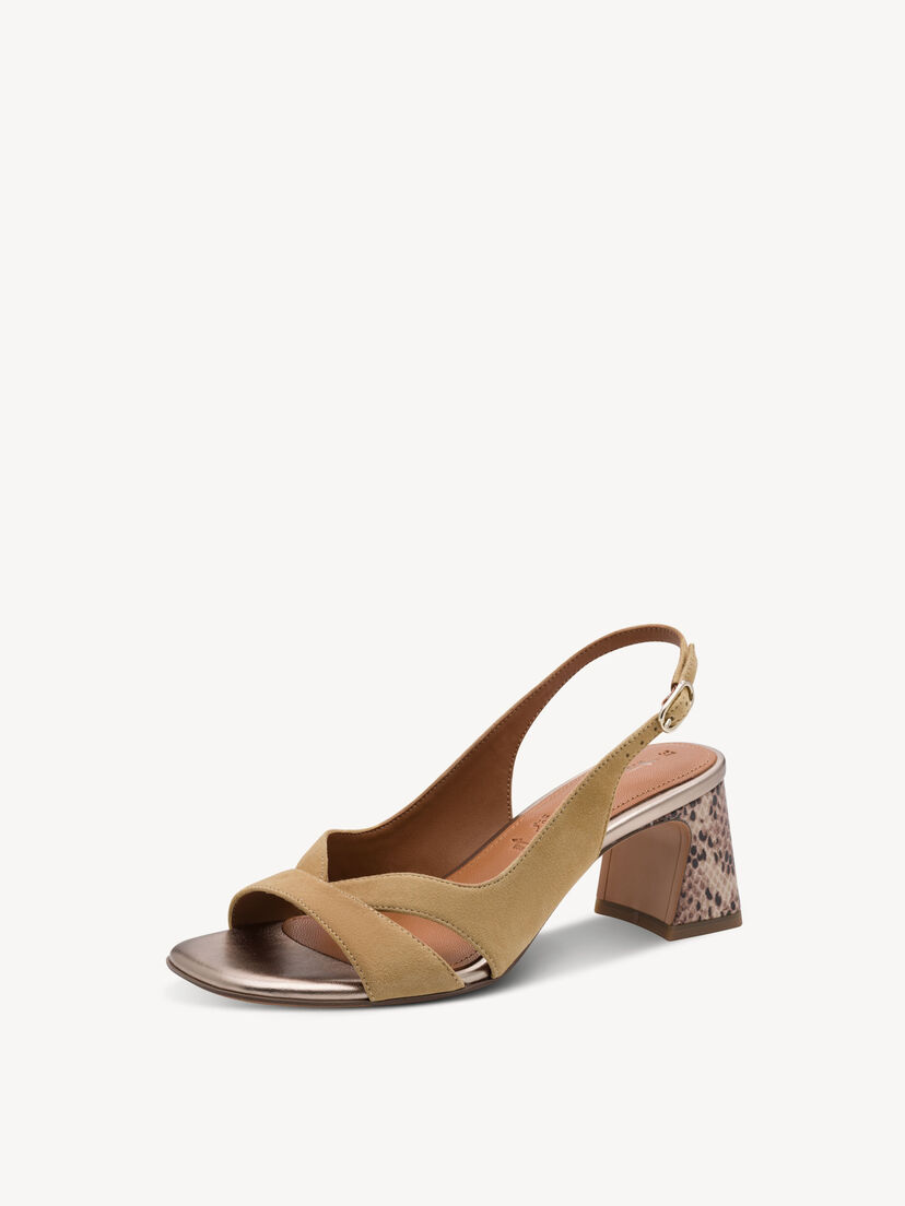 Leren Sandaaltje - beige