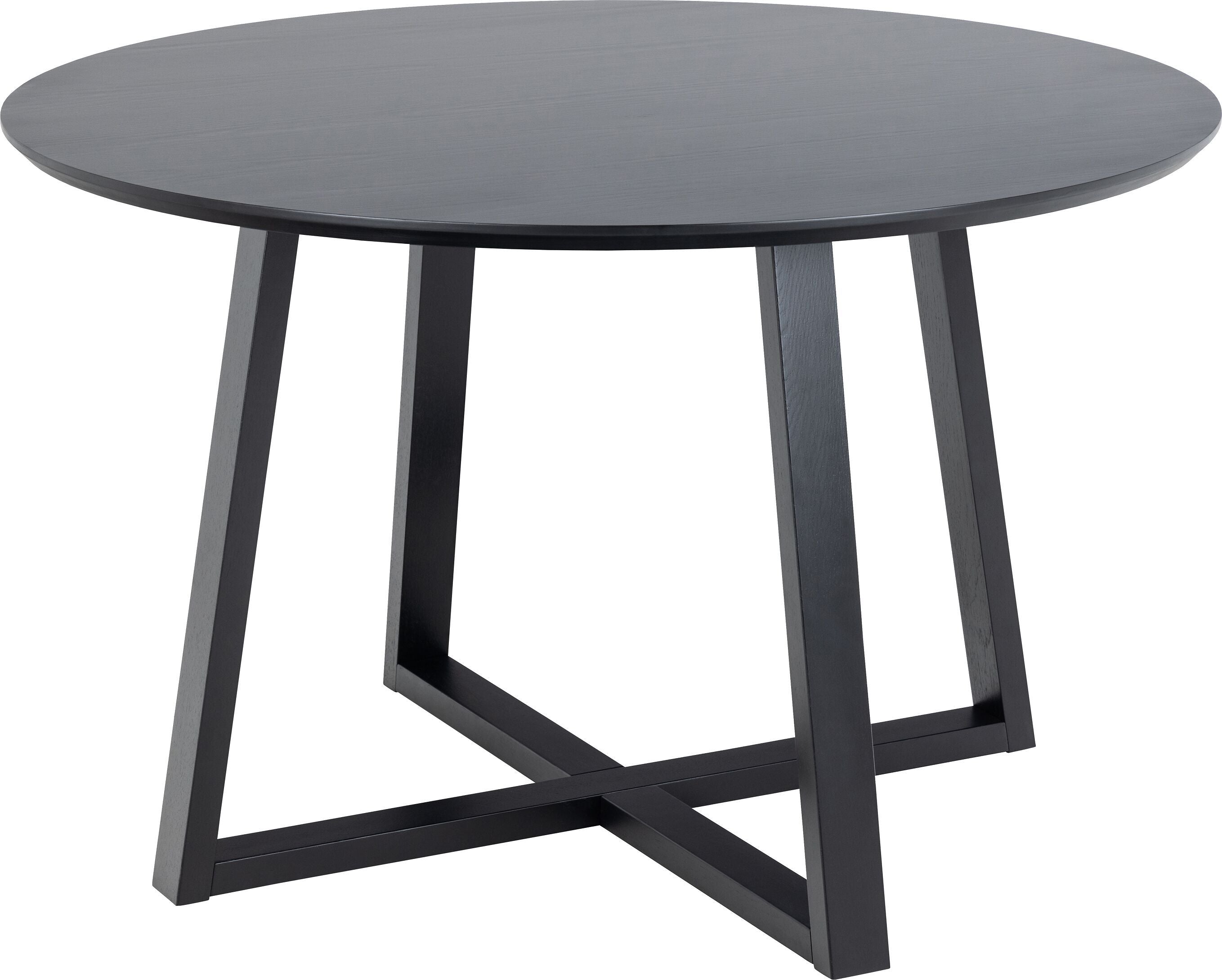 NARO Tisch - Eiche / Schwarz / H: 75.0 cm