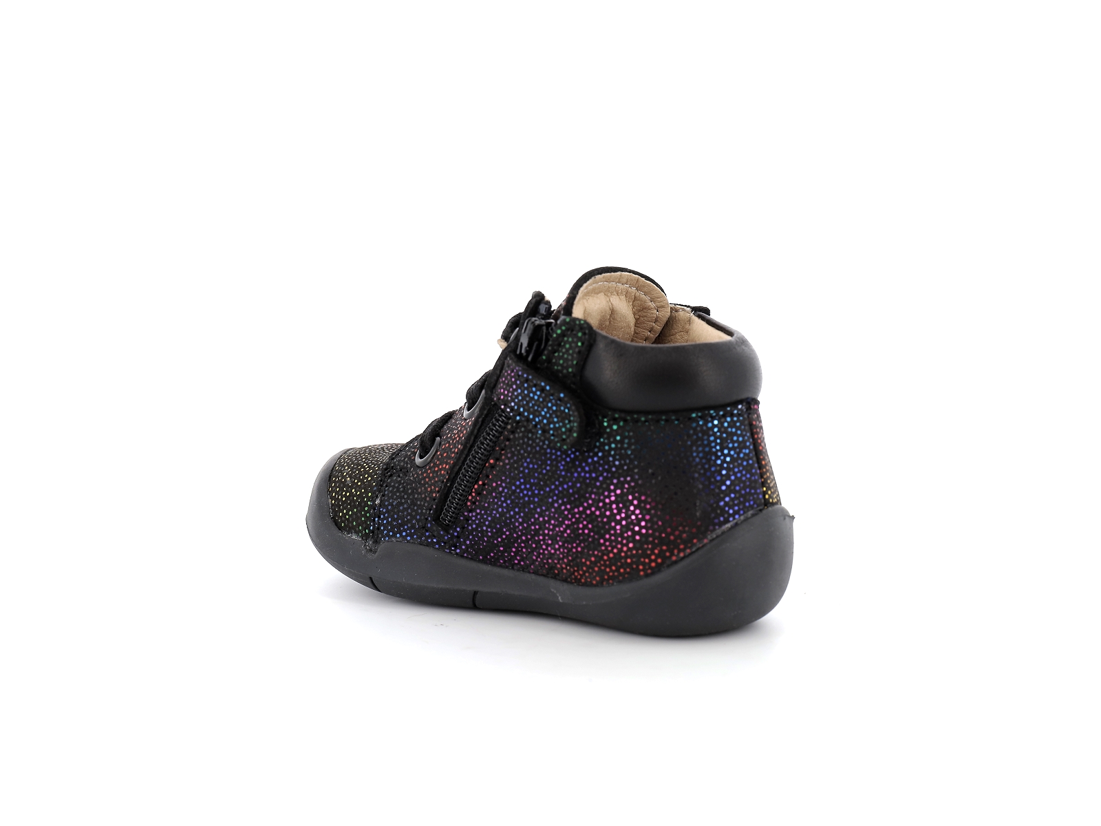 Kickers-WAOUK 858382 Cuir Noir