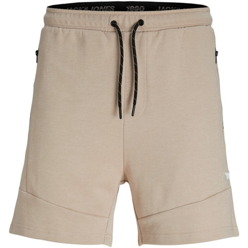 Jack & Jones - 12186750 JPSTGORDON JJAIR SWEAT SHORTS BEX SN OXFORD TAN Beige