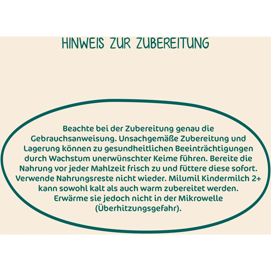 Milupa Milumil Kindermilch 2+ 550 g ab dem 2. Jahr