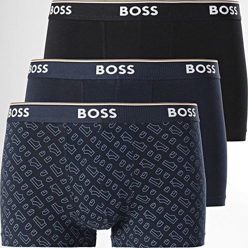 Lot De 3 Boxers 50492200 Noir Bleu Marine