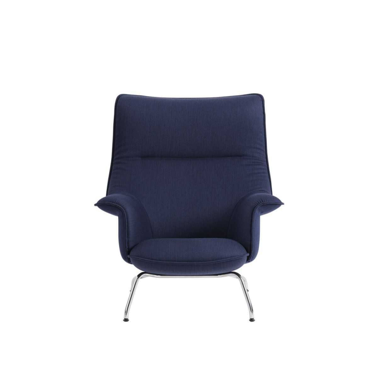 Muuto Doze lounge chair Ocean 80 antraciet zwart