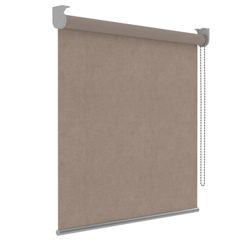 Decosol rolgordijn velvet verduisterend taupe (kleurnr. 5866) 90x190 cm (bxh)