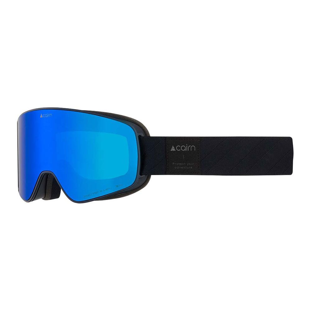 Cairn MAGNITUDE - Masque ski + écran supplémentaire Homme mat black/blue