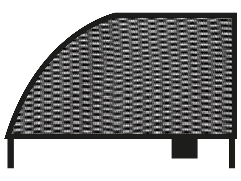 Zonnescherm voor wagen, set van 2