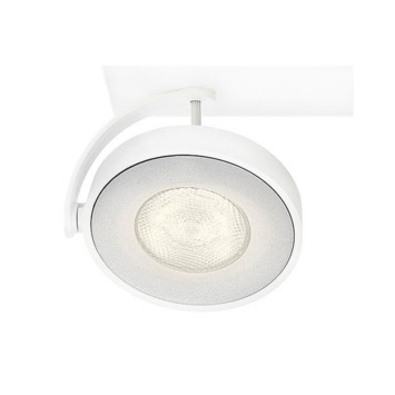 Philips duospot Clockwork wit - Incl 2X LED 4W dimbaar
