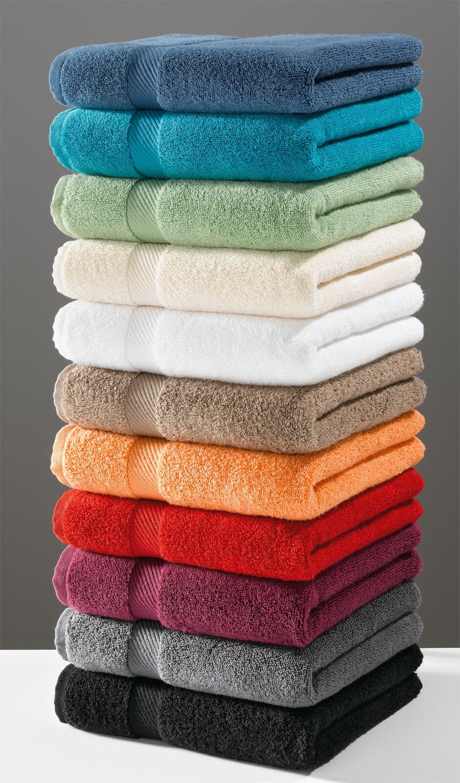casaNOVA Seiflappen MICRO Baumwolle 30 x 30 cm anthrazit
