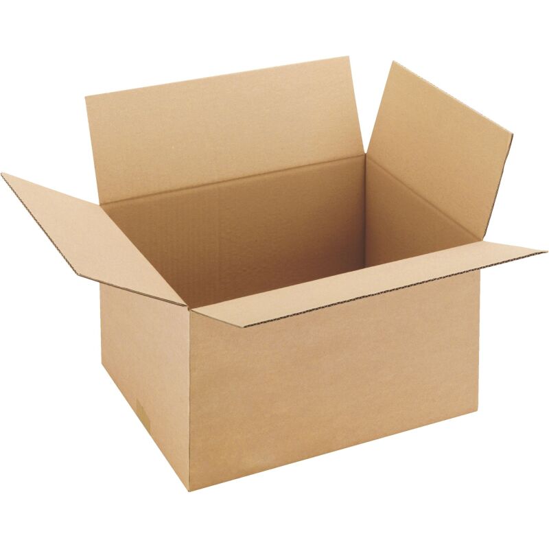 Carton Caisse américaine kraft brun simple cannelure L 54 x l 36 x H 32 cm