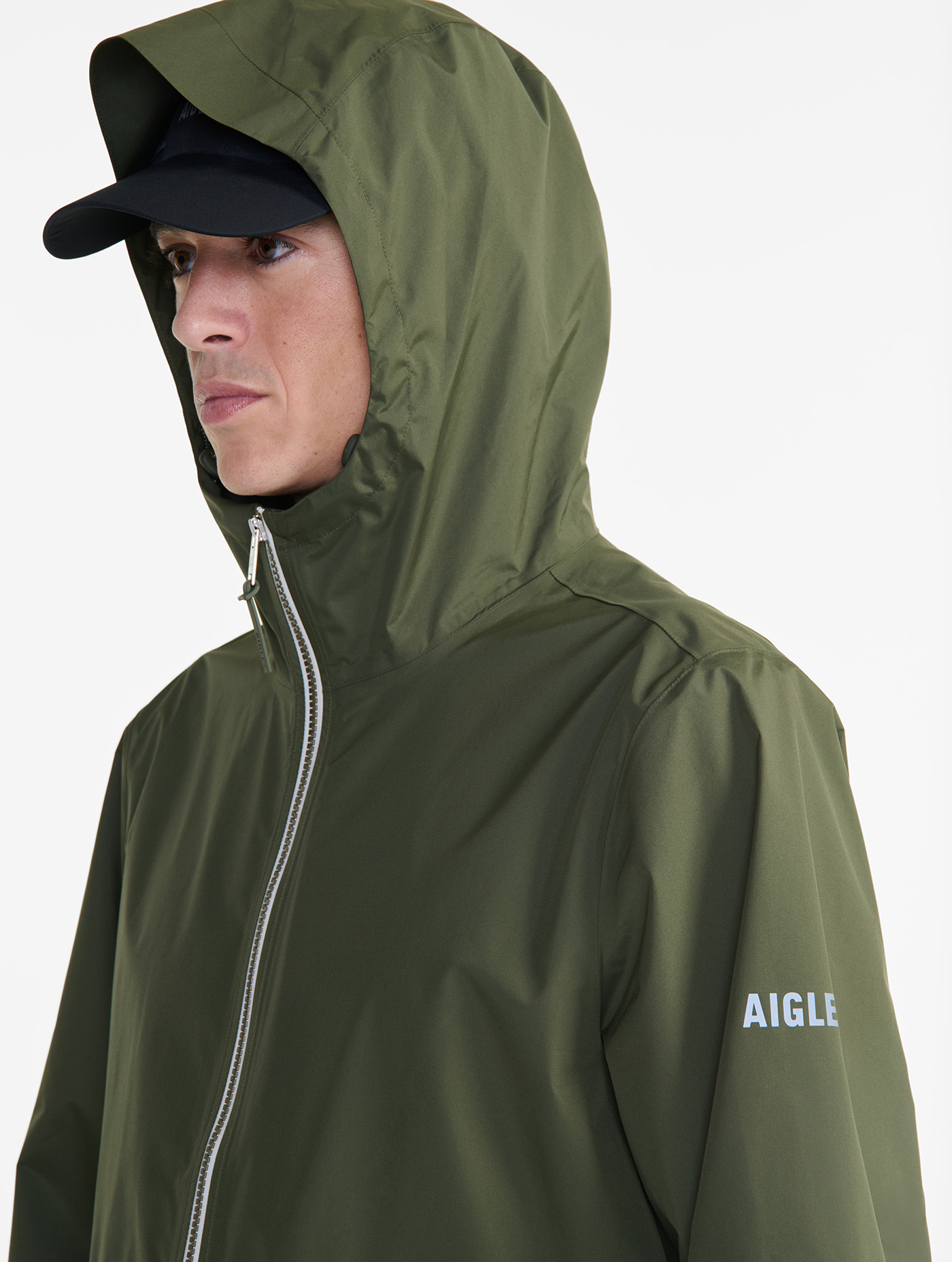 Rainpack 70 : Imperméable mixte coupe-vent MTD , court et pliable AVOCAT