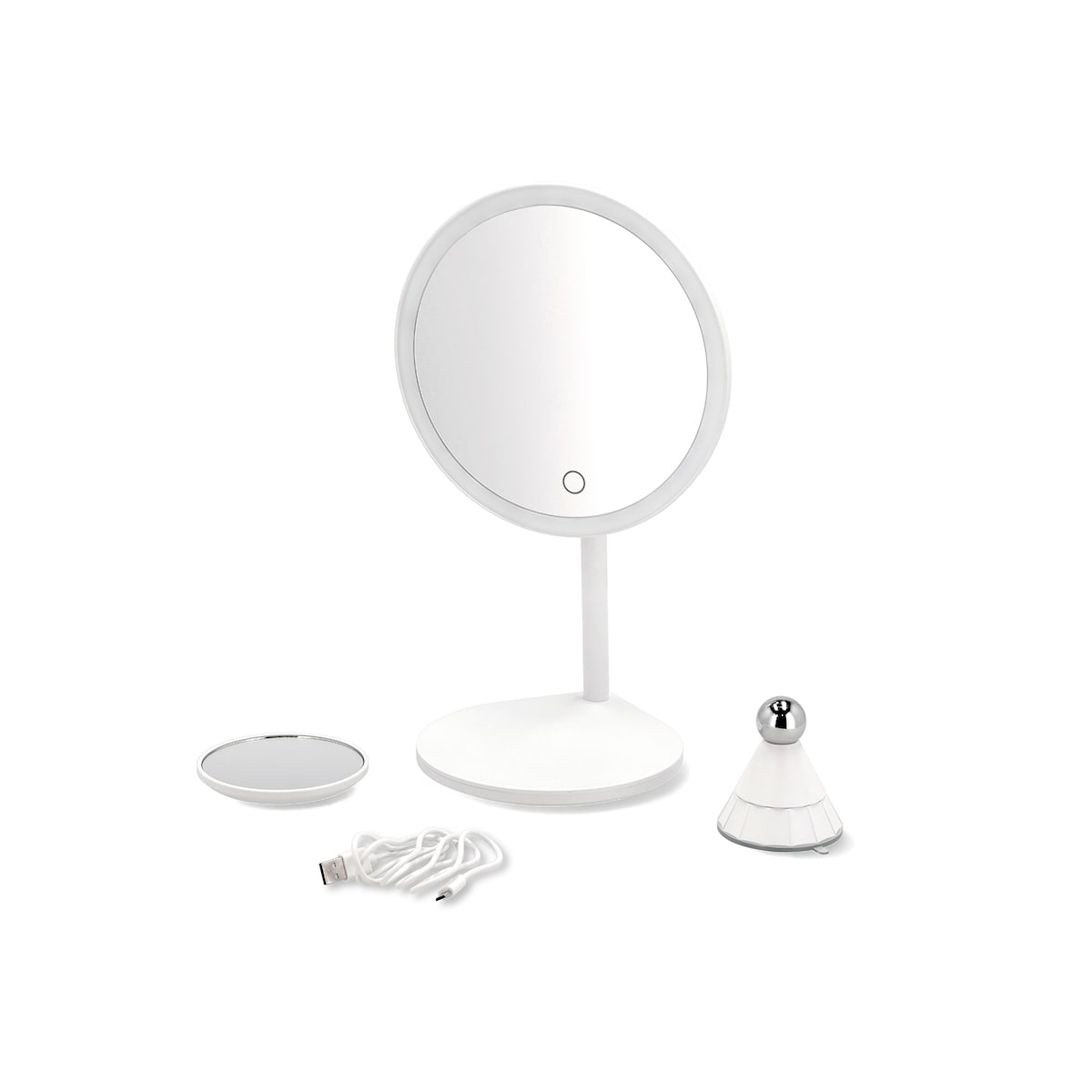 Nordic Sense Makeup Mirror w. light White