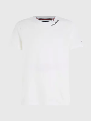 Camiseta Piquet Slim Fit com Logo