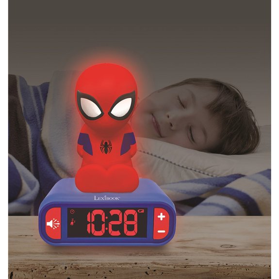 Réveil-Veilleuse 3D Spider-Man
