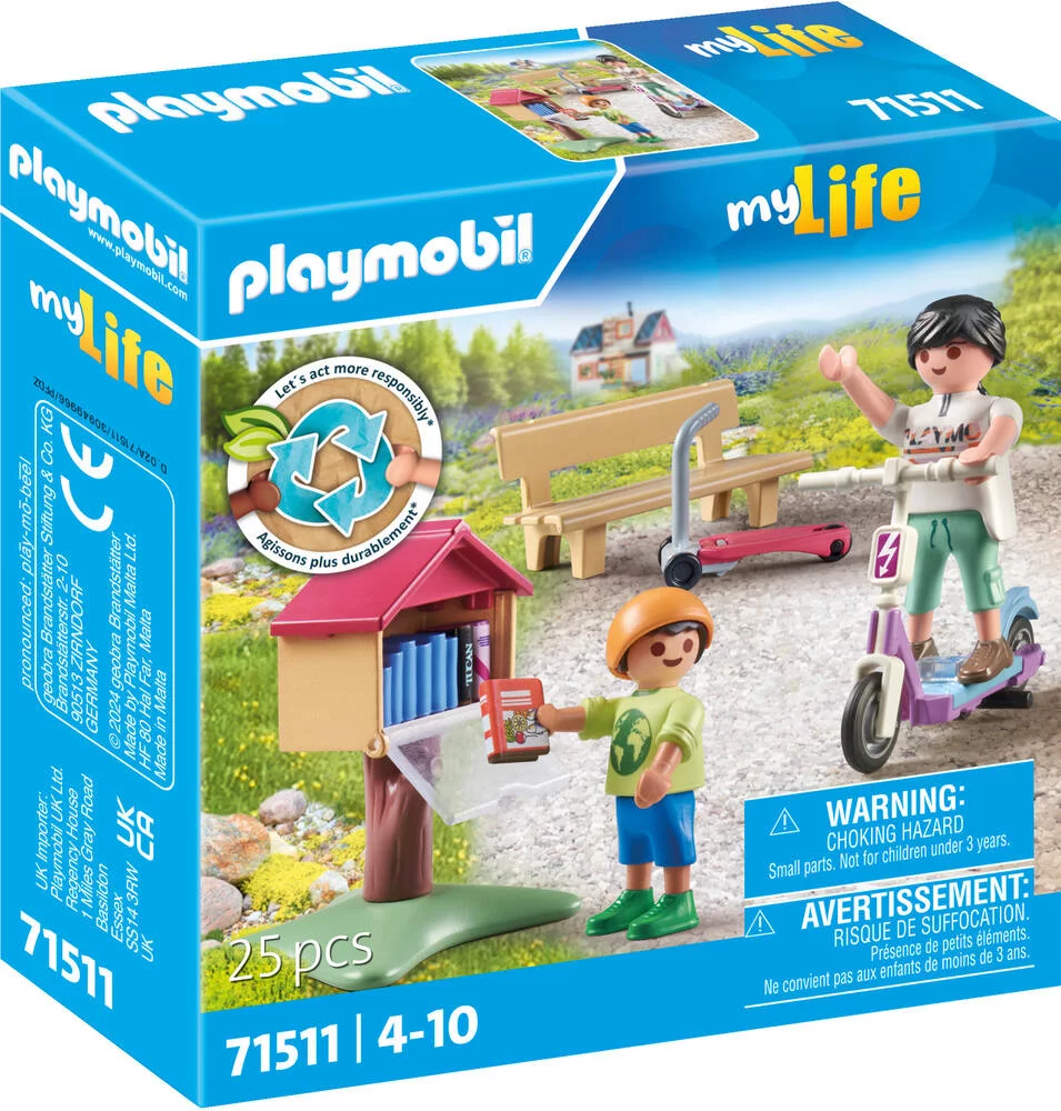 BOITE A LIVRES AVEC MAMAN ET ENFANT - 71511