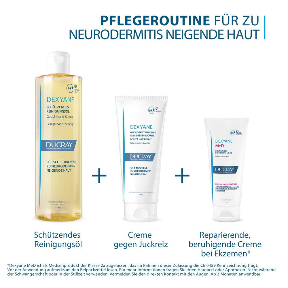 DUCRAY DEXYANE - Feuchtigkeitsspendende Creme gegen Juckreiz