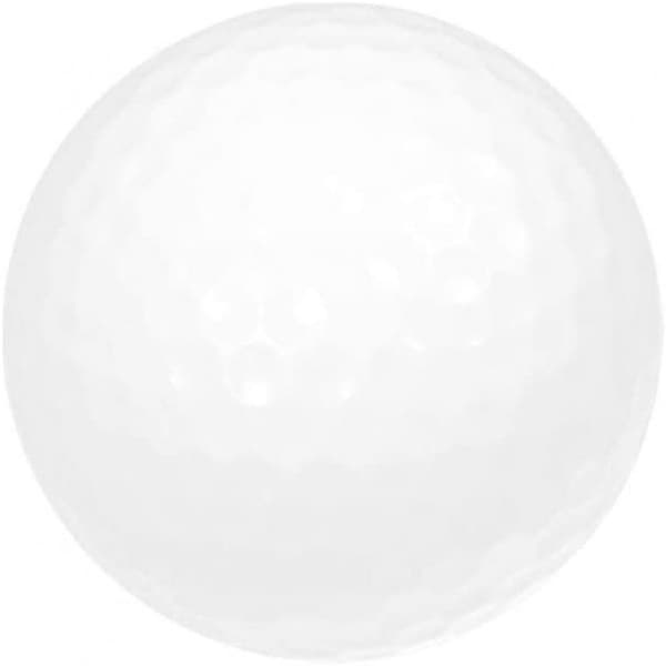 Golfball med LED-lys for nattgolf - hvit