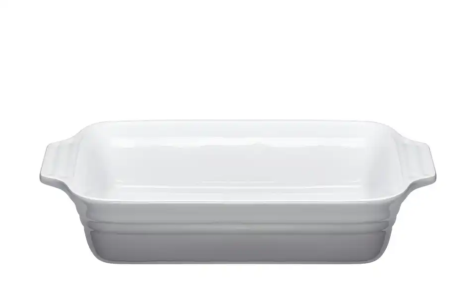 KHG Auflaufform Grau, Weiß 40 cm