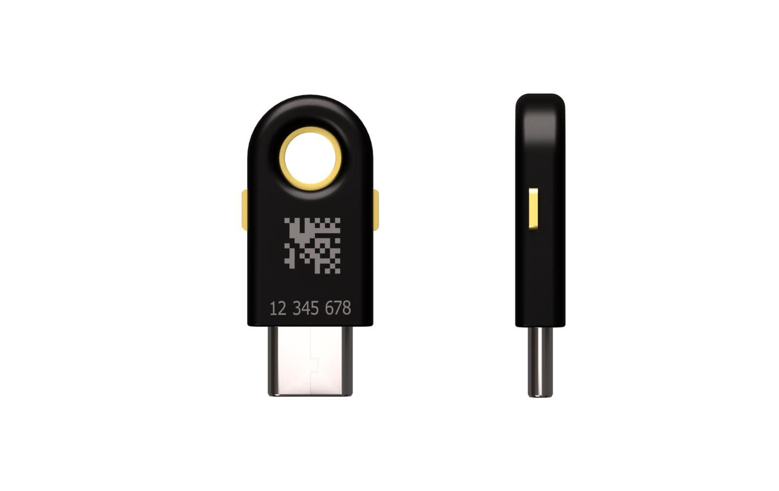 YubiKey 5C USB-C Sicherheitsschlüssel (5060408461488) - Schwarz