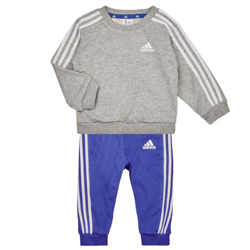 Adidas Sportswear - 3S JOG - Gris / Blanc / Bleu