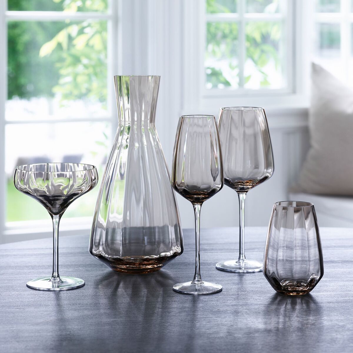 XO champagneglass 30 cl, topaz