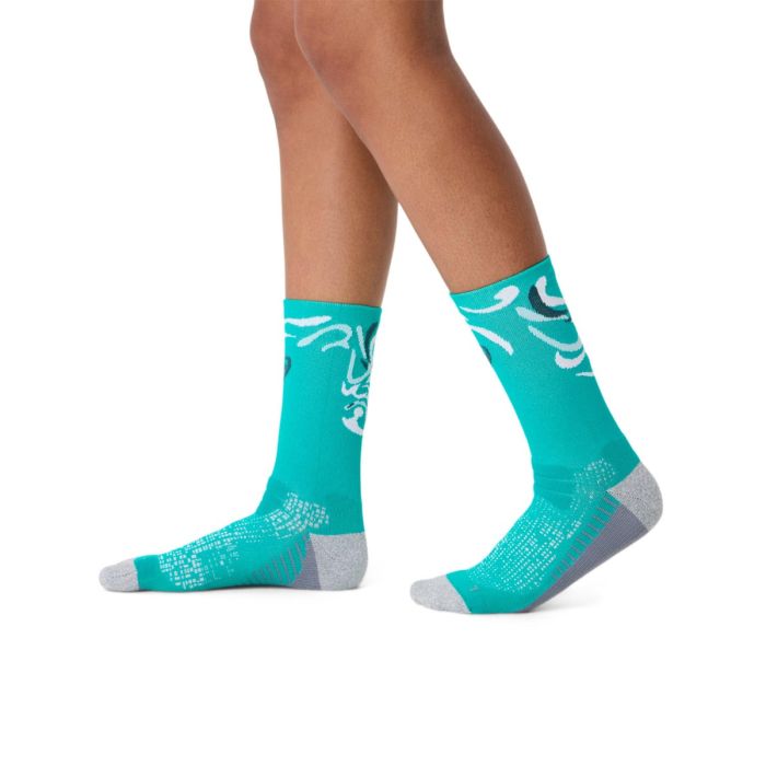 Asics Unisex Strømper Performance Run Sock Crew Grøn