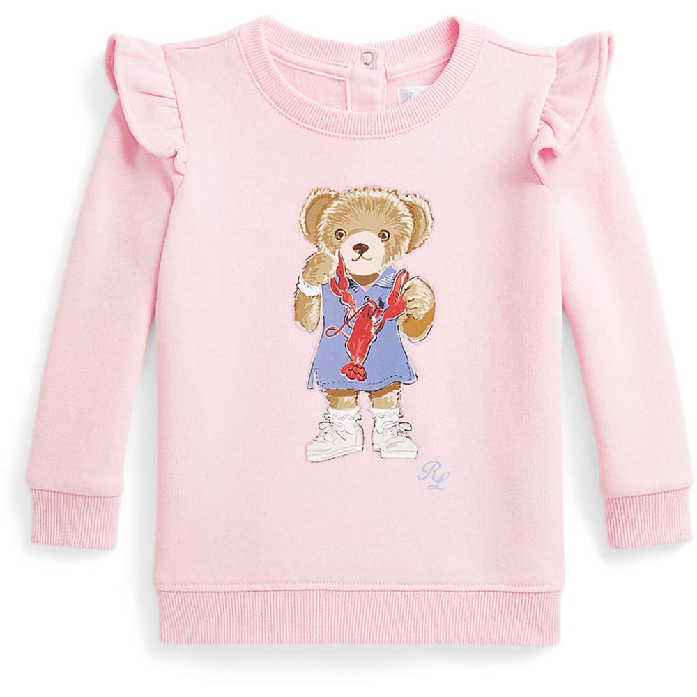 Køb Ralph Lauren Baby Bath Pink Sweatshirt