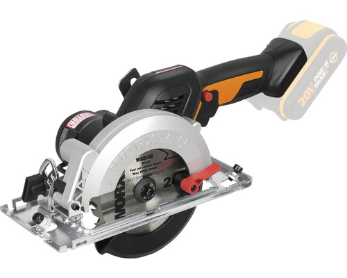Accu cirkelzaag WORX Nitro 20V Worxsaw 120mm/41mm WX531.9, borstelloze motor + GRATIS extra artikel 20V accu WA3644 (4.0Ah)