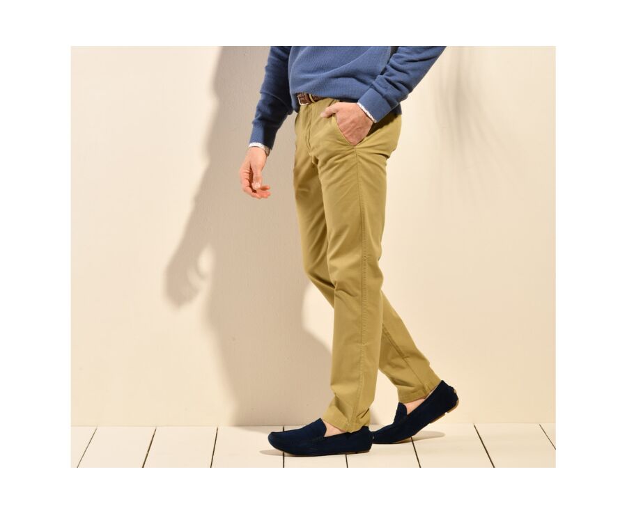 Pantalon chino homme Kaki Clair II - KYRK