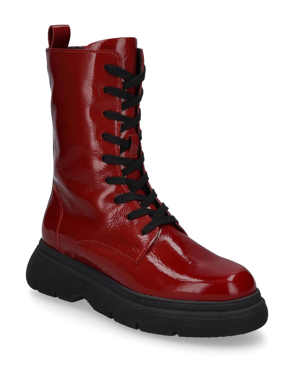 Stiefel Erba 07, rot-schwarz