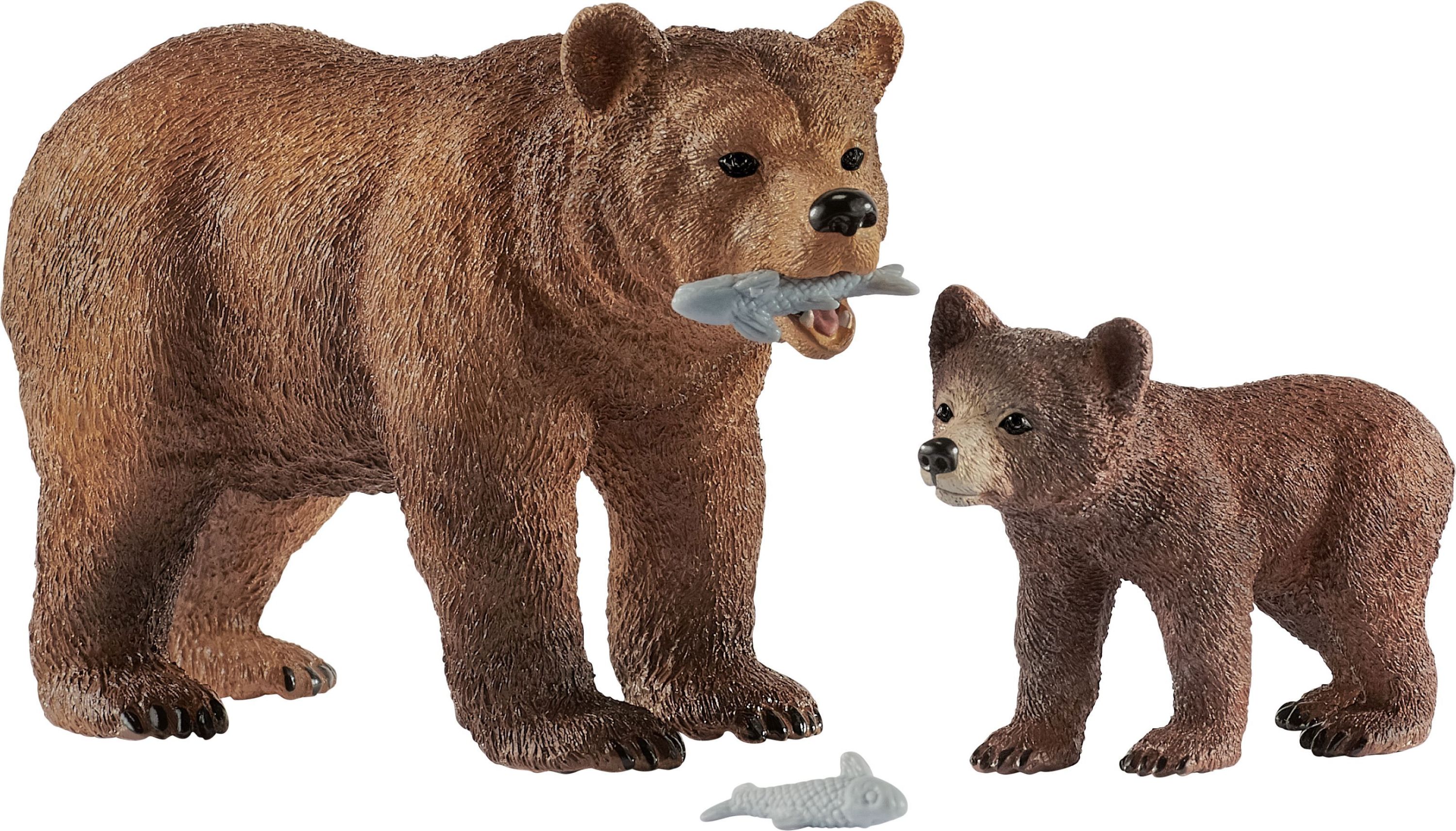 schleich® 42473 Wild Life – Grizzlybär – Mutter mit Jungem