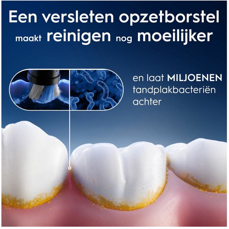 Oral-B - iO Ultimate Clean - Tandenborstelkoppen - Zwart - 6 stuks